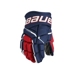 Bauer Hockeyhandskar Supreme Mach Sr Navy/Red/White