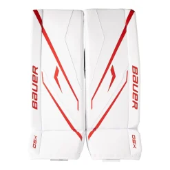 Bauer Målvaktsbenskydd GSX Sr White/Red