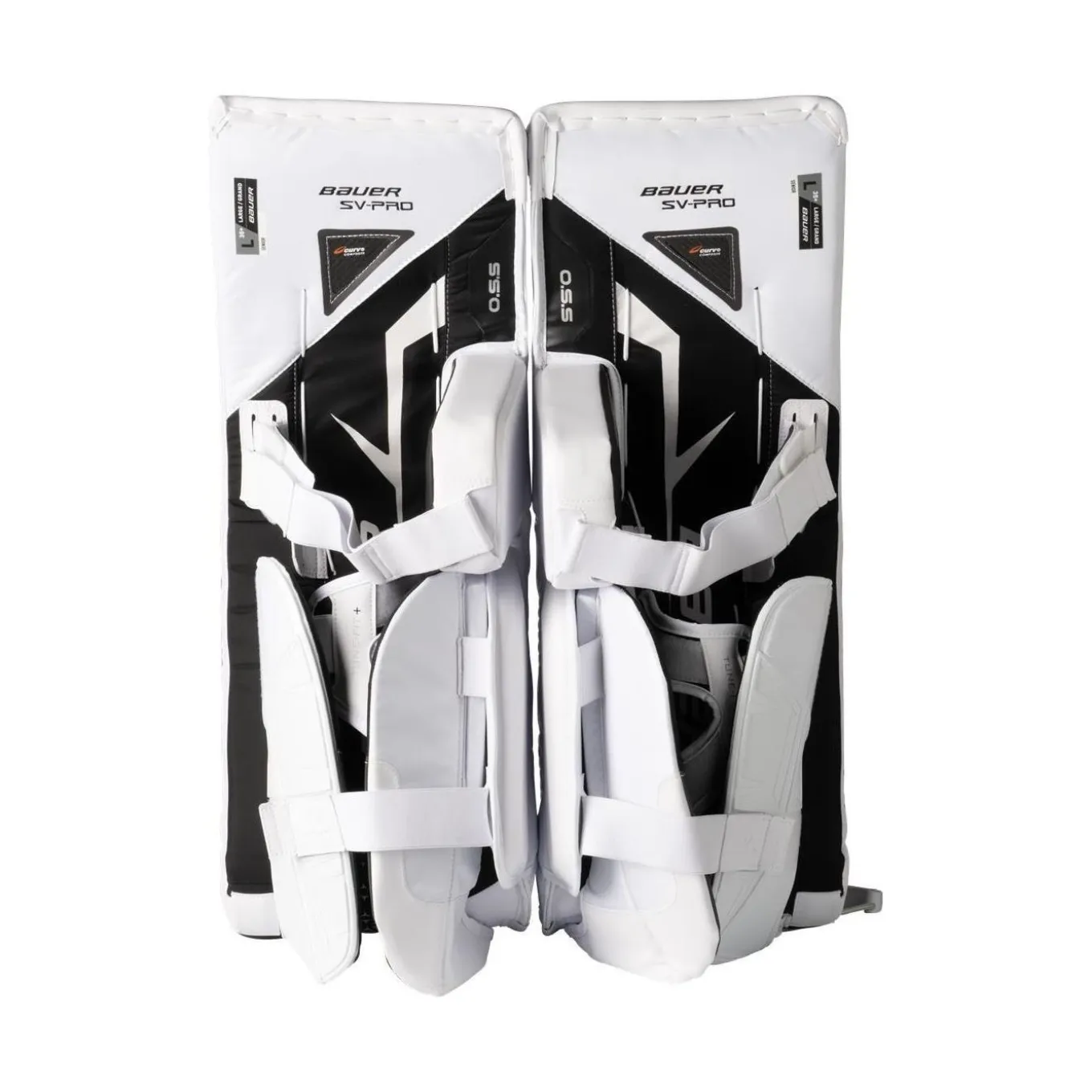 Bauer Målvaktsbenskydd SV-Pro Sr White/Red
