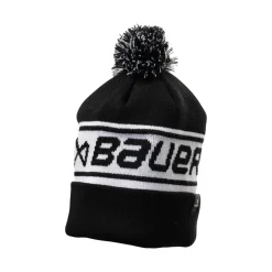 Bauer Mössa Team Ribbed Pom Sr Black