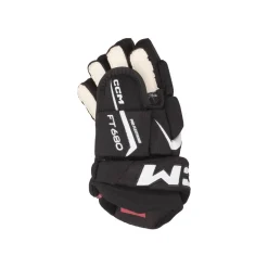 CCM Hockeyhandskar Jetspeed 680 Jr Black/White