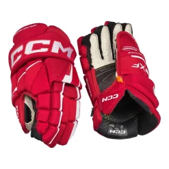CCM Hockeyhandskar Tacks XF Jr Red/White
