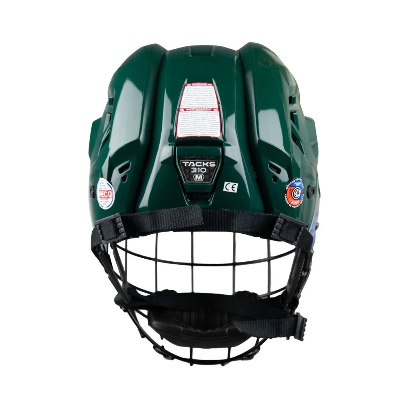 CCM Hockeyhjälm 310 Combo Jr Dark Green