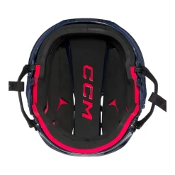 CCM Hockeyhjälm Tacks 70 Combo Sr Navy