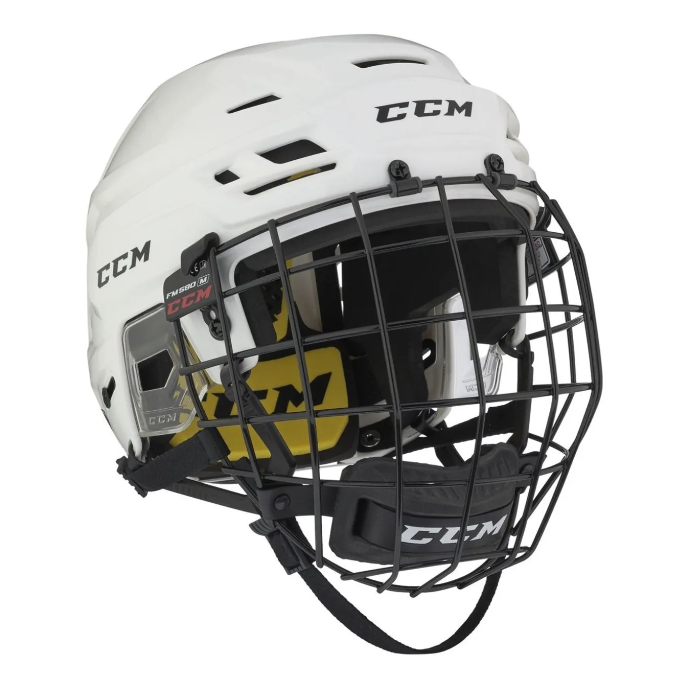 CCM Hockeyhjälm Tacks 210 Combo Vit
