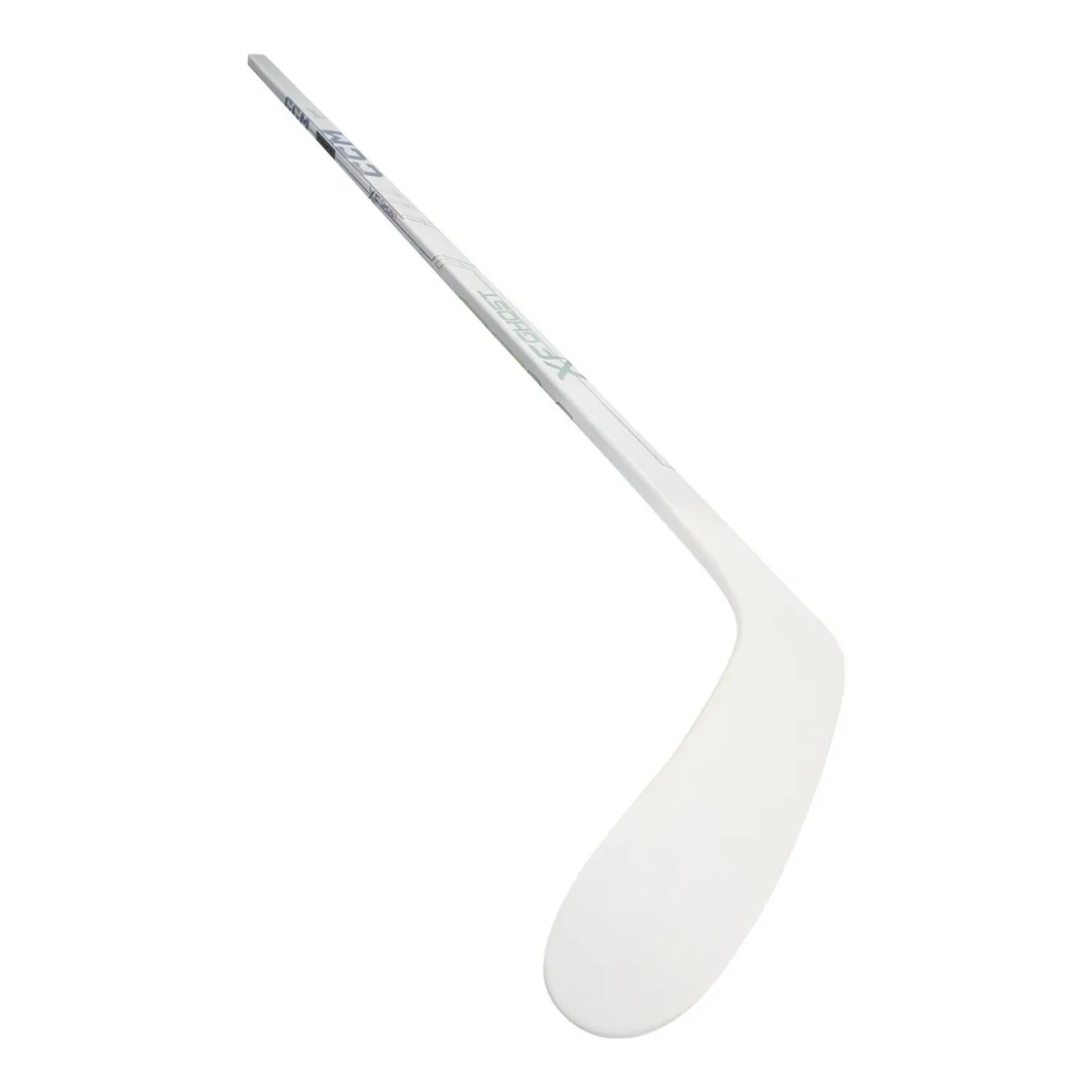 CCM Hockeyklubba XF Ghost Jr White