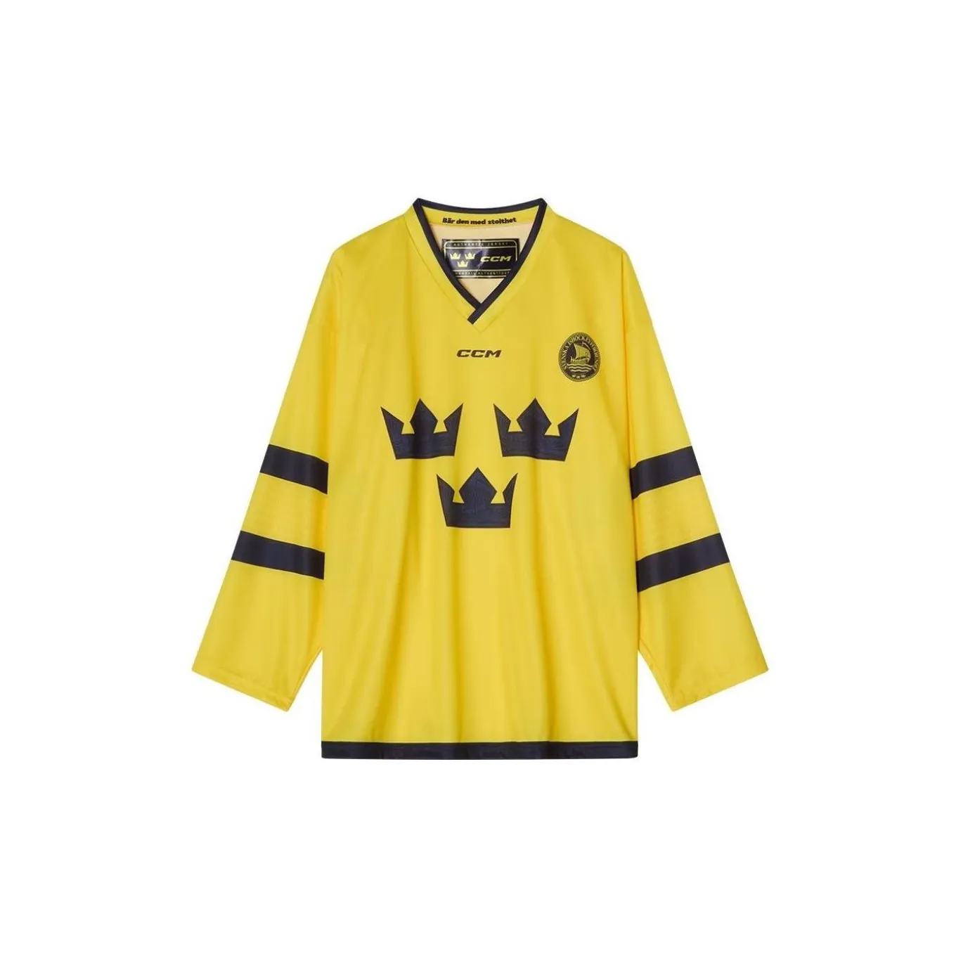 CCM Matchtröja Replica Team Sweden Kids Yellow