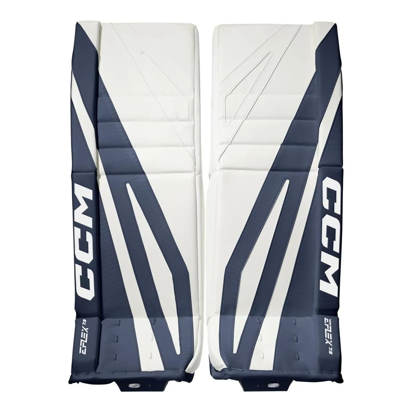 CCM Målvaktsbenskydd EFLEX 7.9 Int White/Navy
