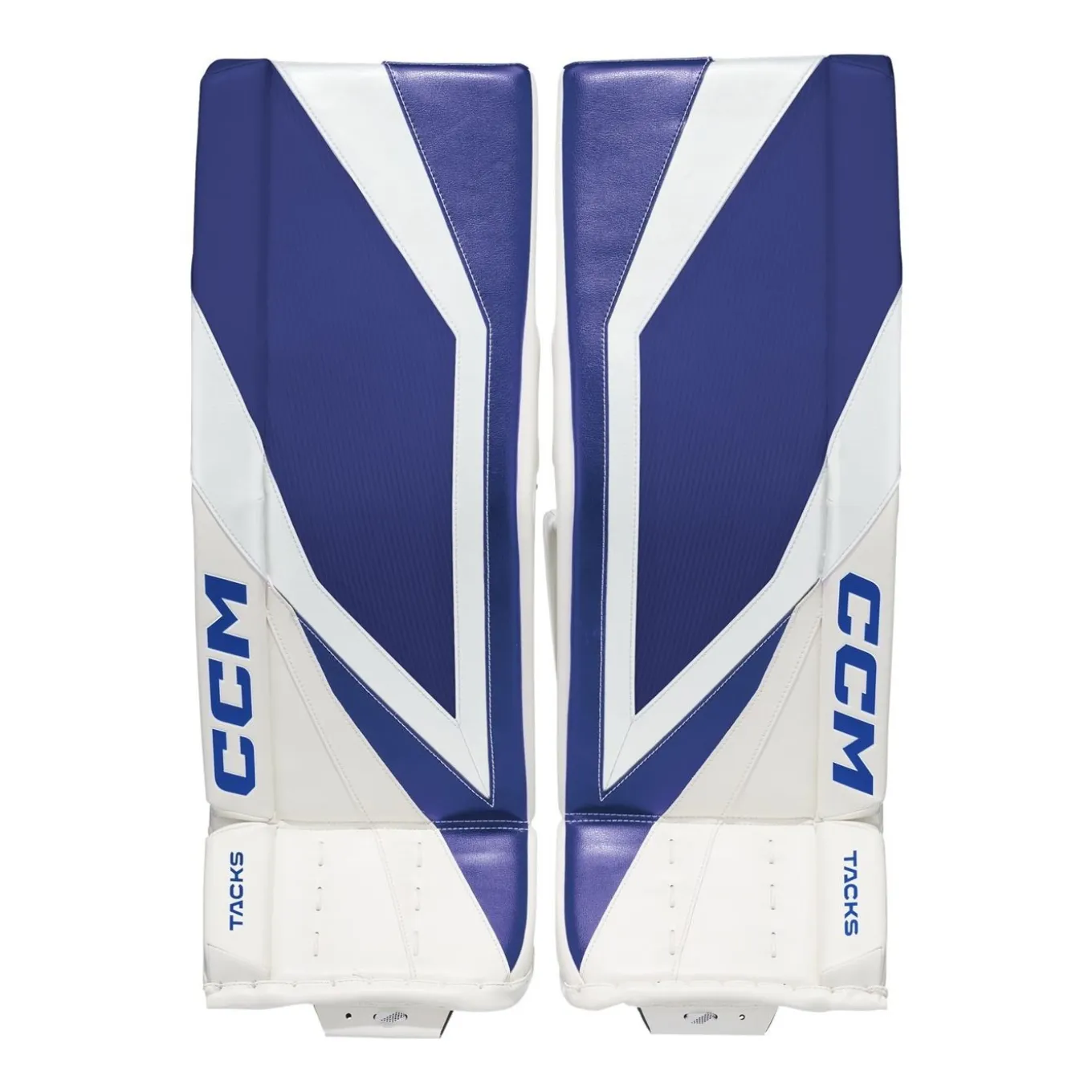 CCM Målvaktsbenskydd Tacks Int White/Navy