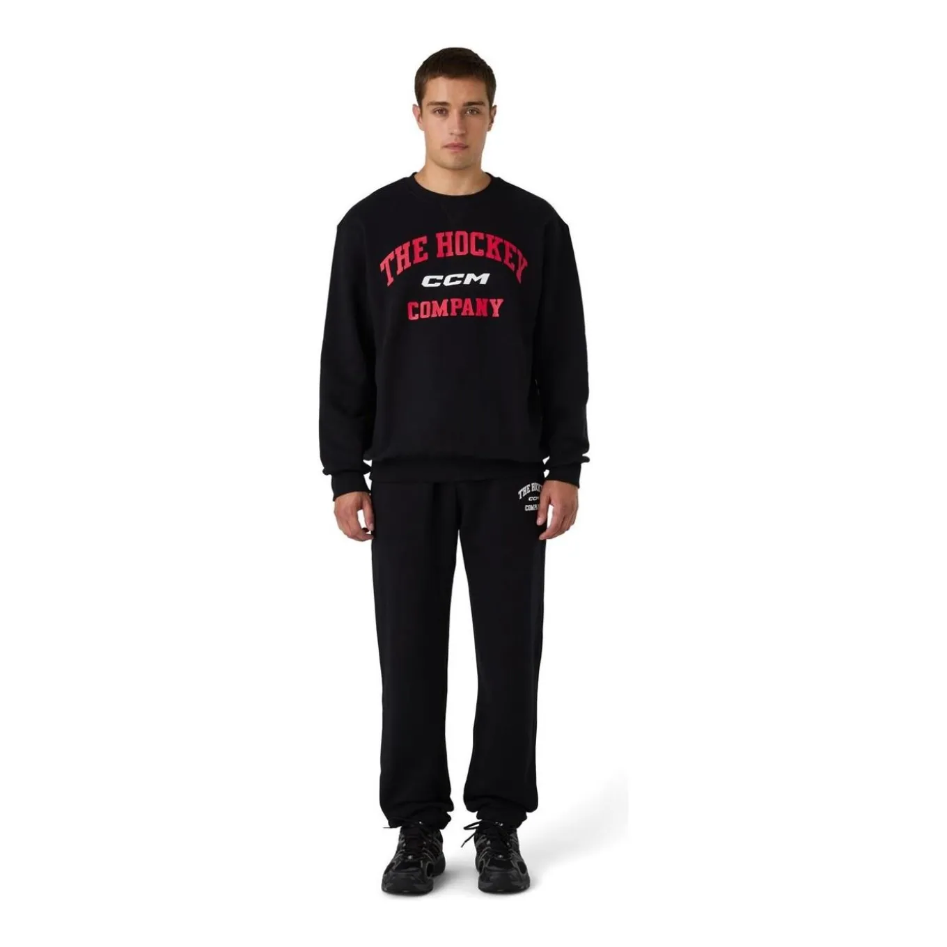 CCM Tröja Athleisure Fleece Sr Black