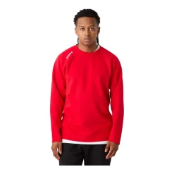 CCM Tröja Tech Fleece Crew Neck Jr Red