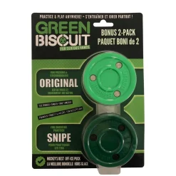 Green Biscuit Puck 2-Pack - GRÖN