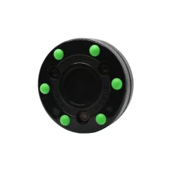 Green Biscuit Puck Roller Hockey - SVART