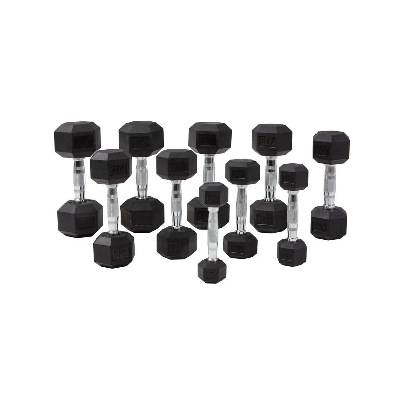 Master Fitness Hantlar Set Hexagon 1-10 Kg