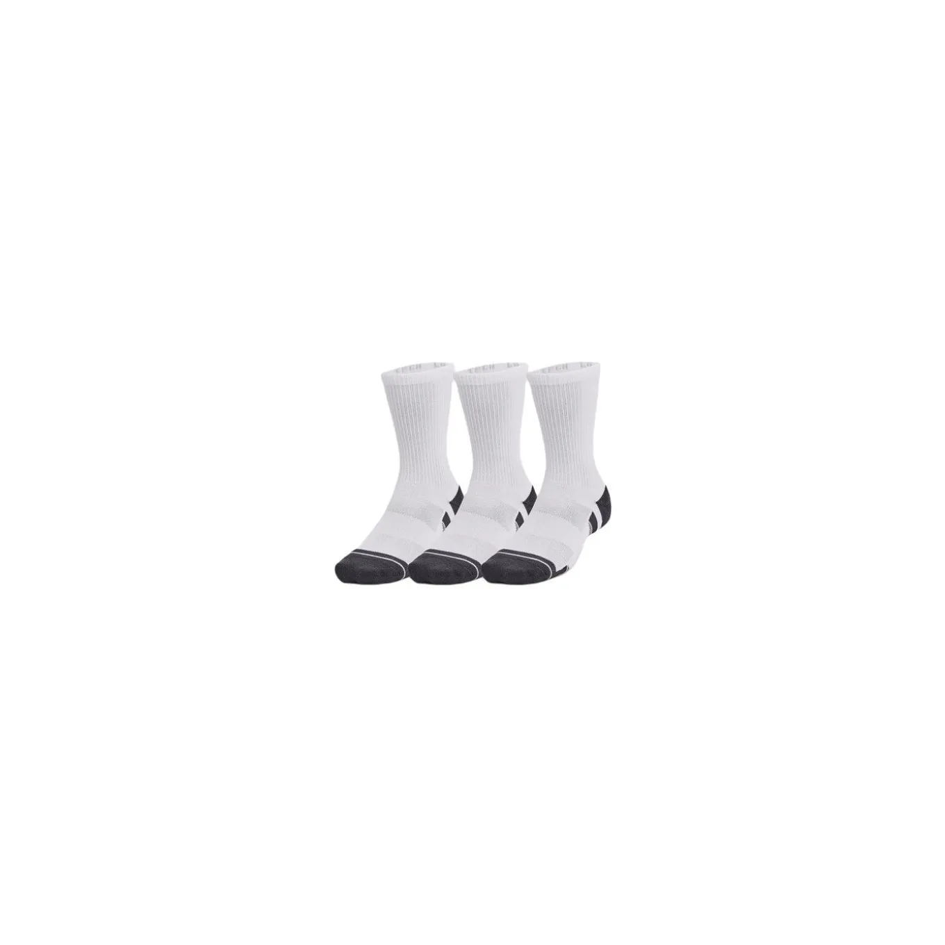 Under Armour Strumpor Crew Tech 3-pack White